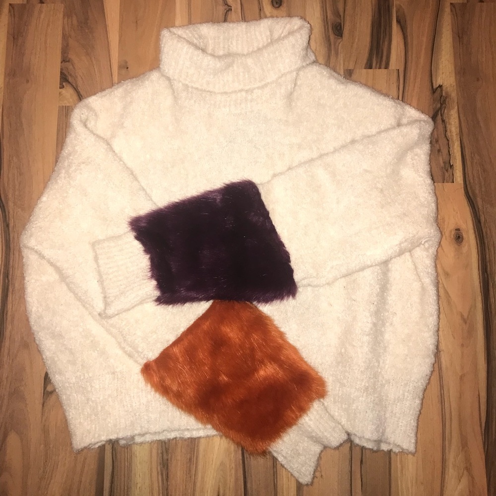 🔥ZARA Exclusive 2-Tone Sweater